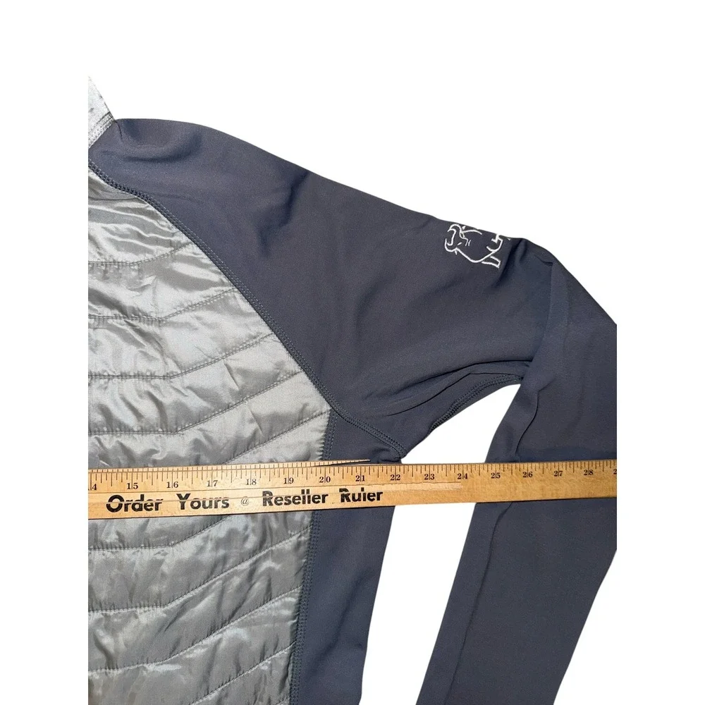 Marmot Variant Hybrid Jacket Mens Medium Grey Quilted Softshell Technical